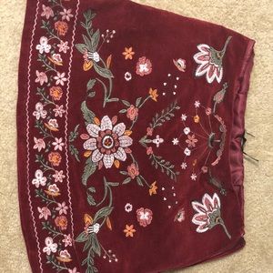Blue pepper skirt